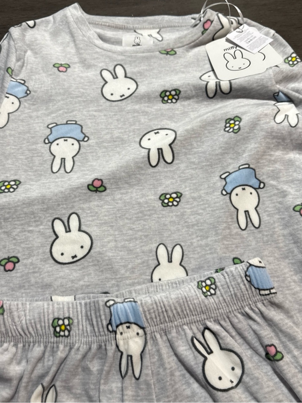 MIFFY x Primemark Boyfriend 2 piece Pajama Set top bottoms xSmall NWT